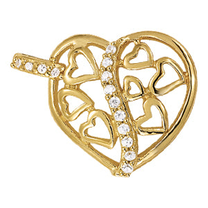 Heart Diamond Pendant · 0.17 ct tw