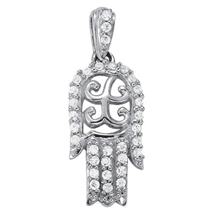 Religious Novelty Diamond Pendant · 0.28 ct tw