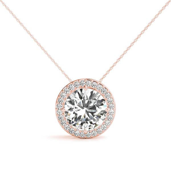 Round Gemstone Pendant · 2.14 ct tw