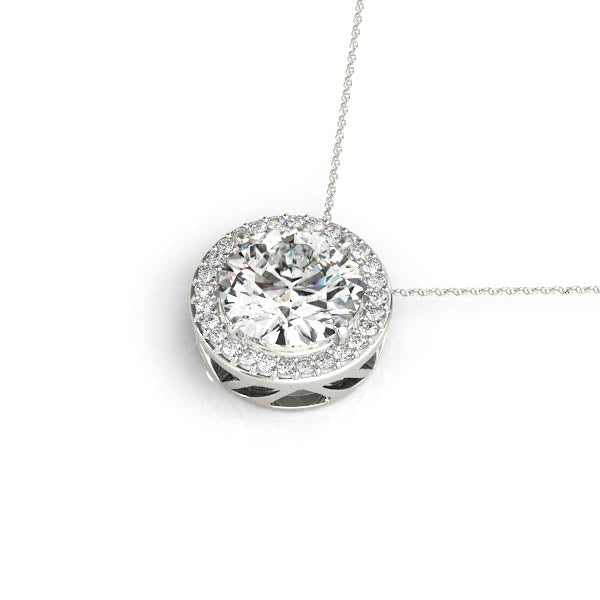 Round Gemstone Pendant · 2.14 ct tw