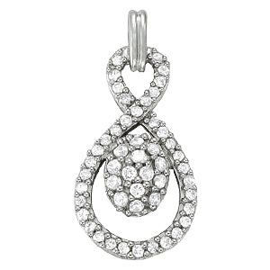 Cluster Diamond Pendant · 0.52 ct tw