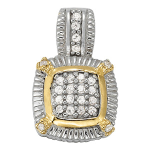 Cluster Diamond Pendant · 0.24 ct tw