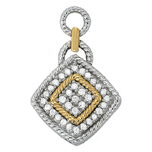 Cluster Diamond Pendant · 0.33 ct tw