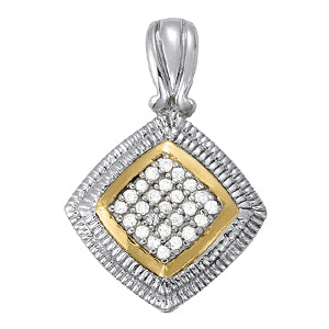 Cluster Diamond Pendant · 0.25 ct tw