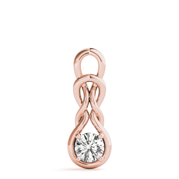 Love Knot Diamond Pendant · 0.50 ct tw
