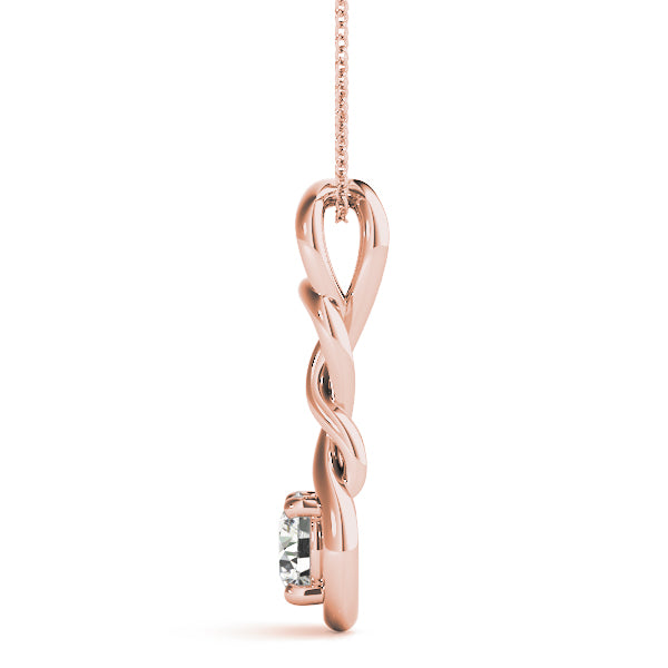 Love Knot Diamond Pendant · 0.25 ct tw