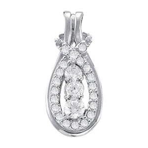 Love Knot Diamond Pendant · 0.49 ct tw