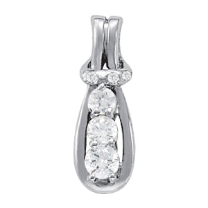 Love Knot Diamond Pendant · 0.27 ct tw