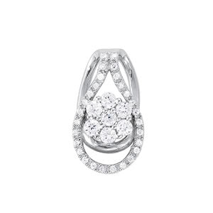 Cluster Diamond Pendant · 0.49 ct tw