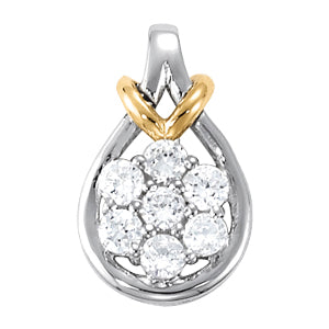 Love Knot Diamond Pendant · 0.24 ct tw