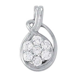 Love Knot Diamond Pendant · 0.49 ct tw