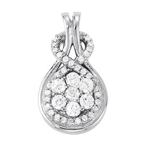 Love Knot Diamond Pendant · 0.52 ct tw