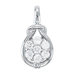 Love Knot Diamond Pendant · 0.49 ct tw