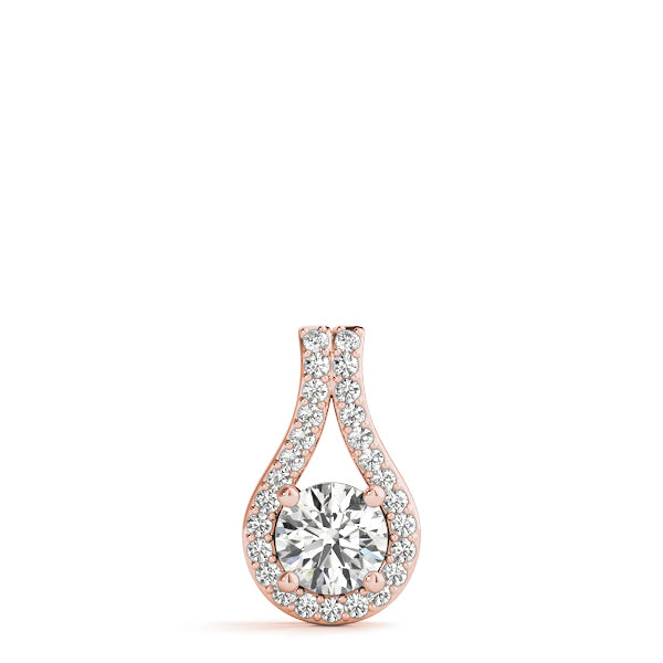 Round Diamond Solitaire Pendant · 0.63 ct tw