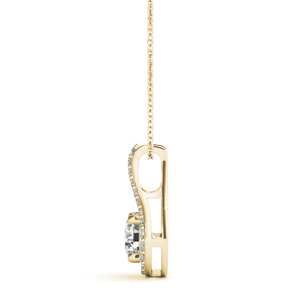 Round Diamond Solitaire Pendant · 1.17 ct tw