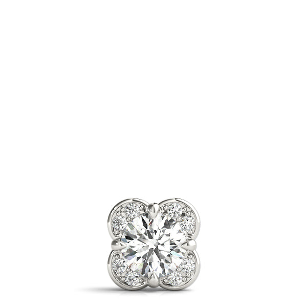 Round Halo Diamond Pendant · 1.11 ct tw