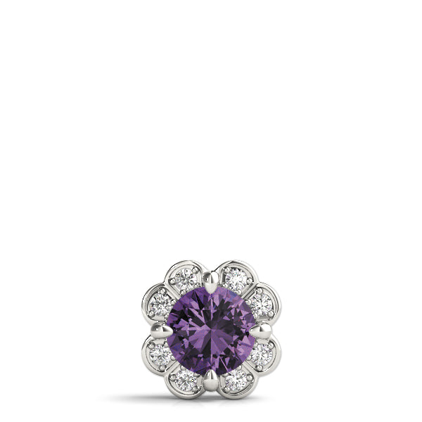 Round Halo Diamond Pendant · 1.11 ct tw
