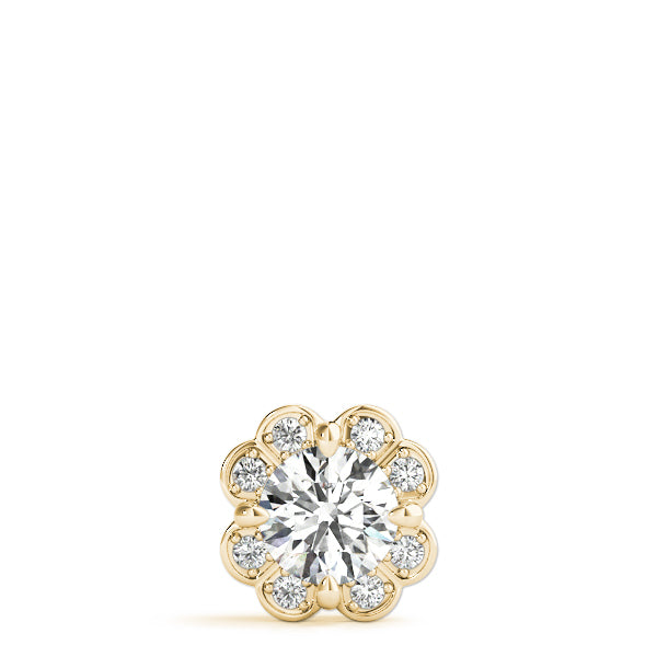 Round Halo Diamond Pendant · 1.11 ct tw