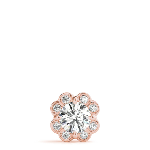 Round Halo Diamond Pendant · 1.11 ct tw