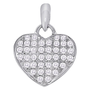 Heart Diamond Pendant · 0.19 ct tw