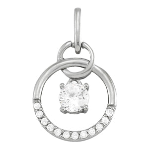 Round Diamond Solitaire Pendant · 1.21 ct tw