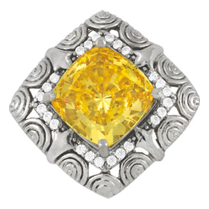 Cushion Gemstone Pendant · 0.24 ct tw