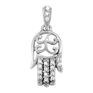 Religious Novelty Diamond Pendant · 0.13 ct tw
