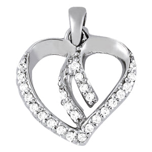 Heart Diamond Pendant · 0.25 ct tw
