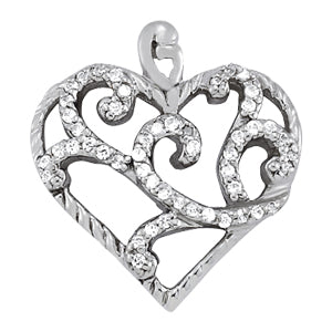 Heart Diamond Pendant · 0.24 ct tw
