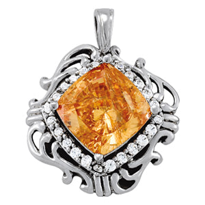 Cushion Gemstone Pendant · 0.36 ct tw