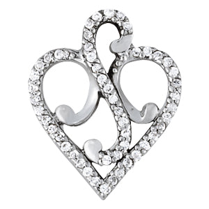 Heart Diamond Pendant · 0.25 ct tw