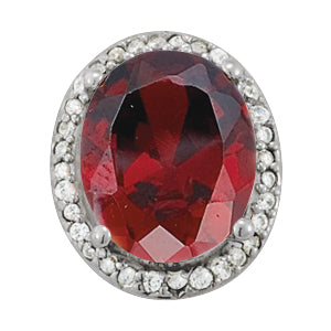 Oval Gemstone Pendant · 0.30 ct tw