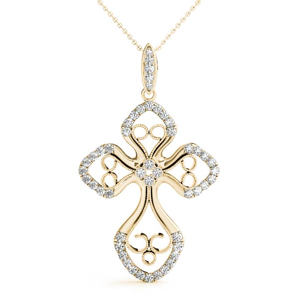 Religious Crosses Diamond Pendant · 0.41 ct tw