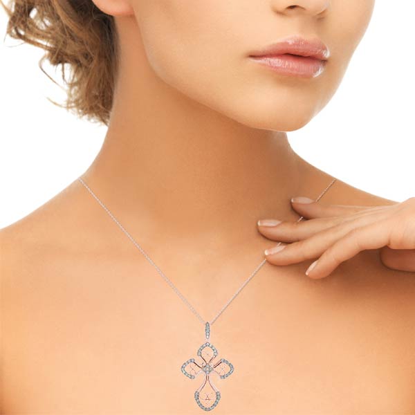 Religious Crosses Diamond Pendant · 0.41 ct tw
