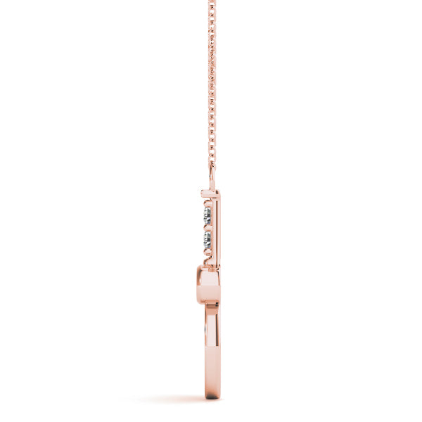 Tennis Racket Charm Diamond Pendant · 0.06 ct tw