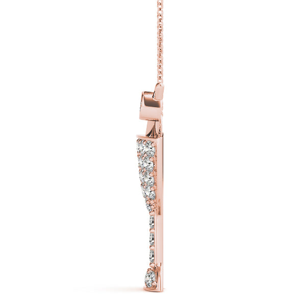 Martini Glass Charm Diamond Pendant · 0.47 ct tw