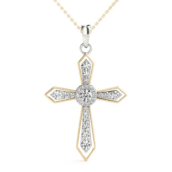 Religious Crosses Diamond Pendant · 0.32 ct tw
