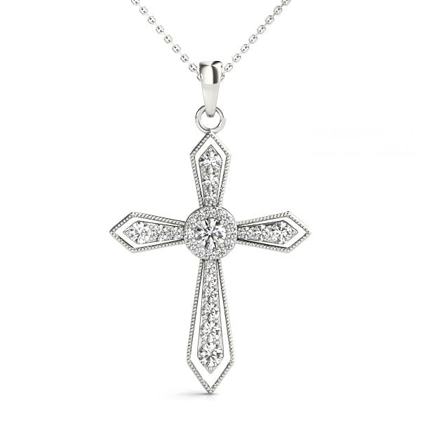 Religious Crosses Diamond Pendant · 0.32 ct tw