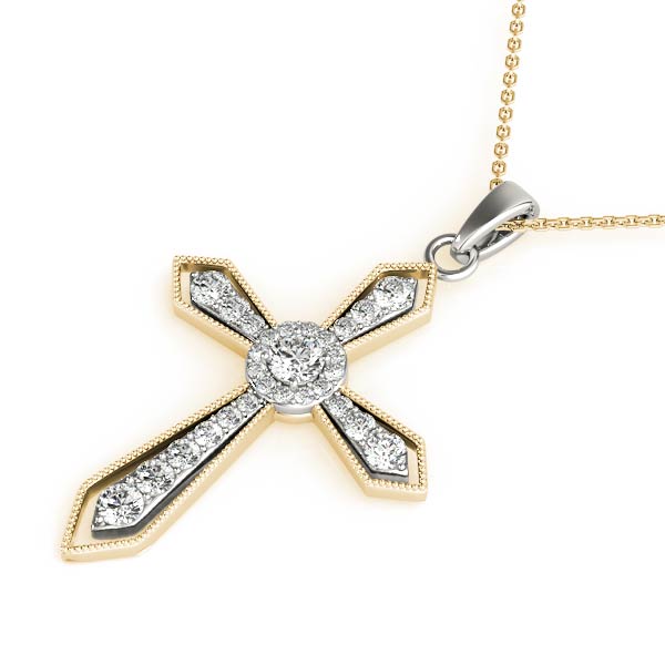 Religious Crosses Diamond Pendant · 0.32 ct tw