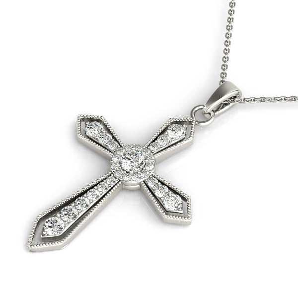 Religious Crosses Diamond Pendant · 0.32 ct tw