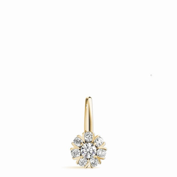 Round Cluster - Split Prongs Diamond Pendant · 0.36 ct tw