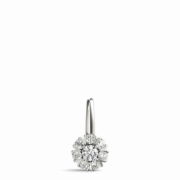 Round Cluster - Split Prongs Diamond Pendant · 0.36 ct tw