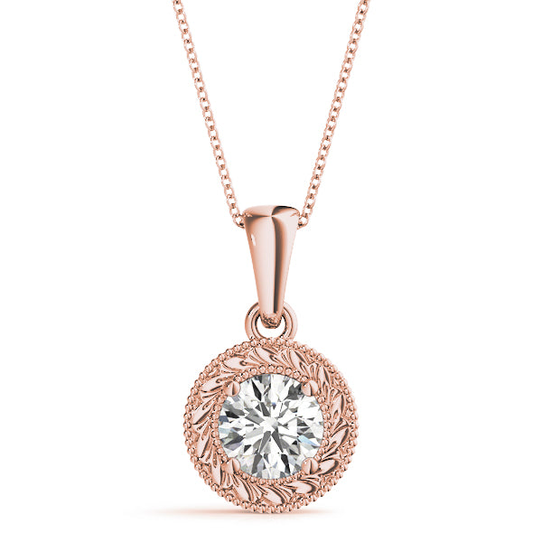 Round Diamond Solitaire Pendant · 1.00 ct tw
