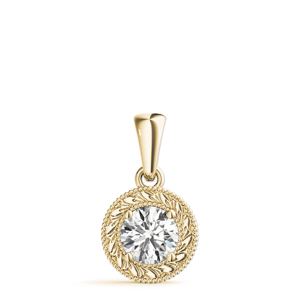 Round Diamond Solitaire Pendant · 1.00 ct tw
