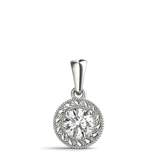 Round Diamond Solitaire Pendant · 1.00 ct tw