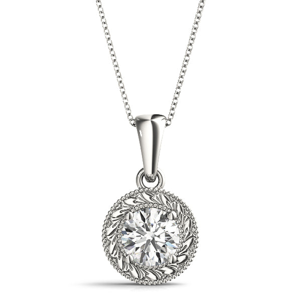 Round Diamond Solitaire Pendant · 0.25 ct tw