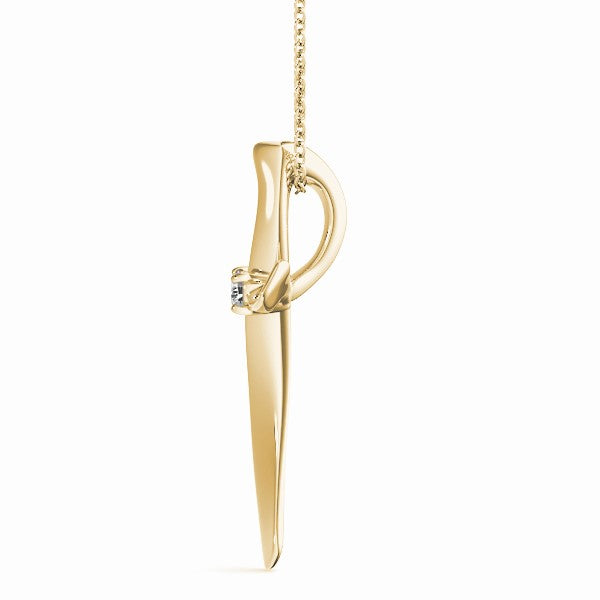 Cross Diamond Pendant · 0.03 ct tw