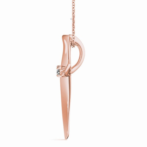 Cross Diamond Pendant · 0.03 ct tw
