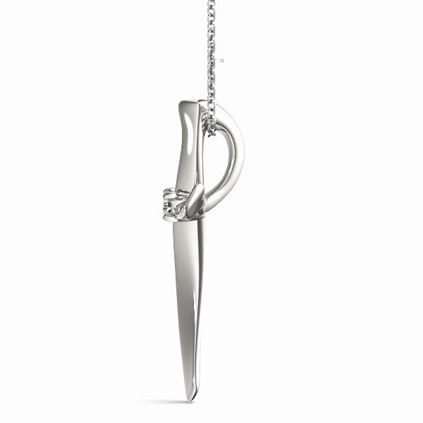Cross Diamond Pendant · 0.03 ct tw