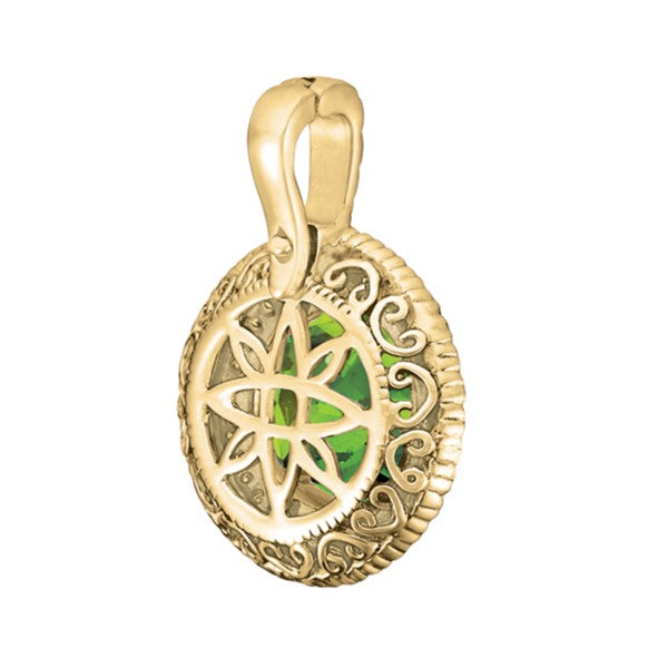 Round Oval Gemstone Pendant · 7.92 ct tw